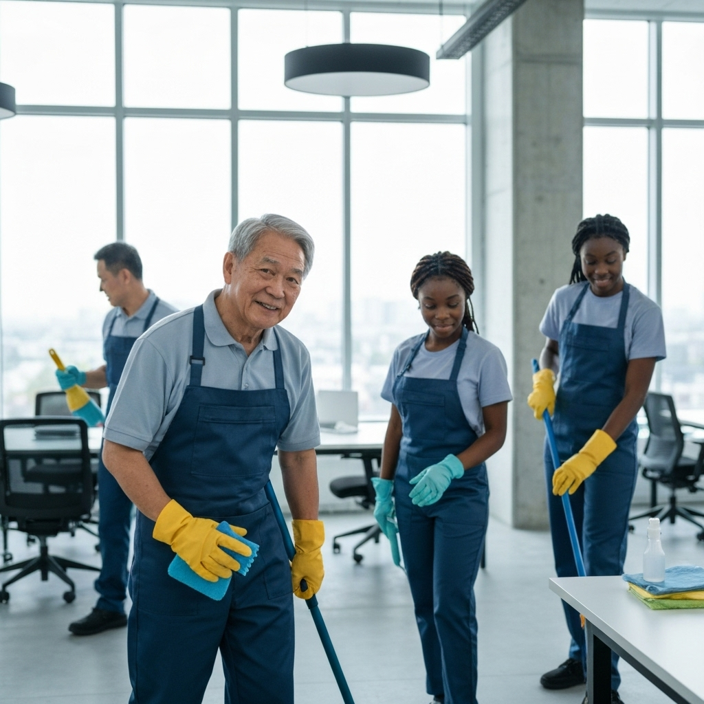 Our team at work