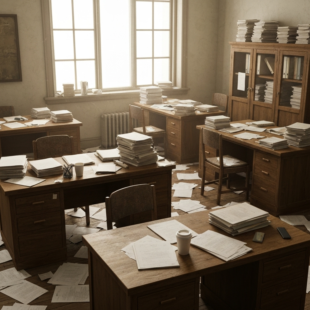 Office Space Cleaning - Before
