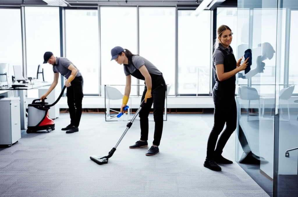 One World Cleaning team